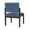 Lesro Lenox Armless Guest Chair, 22.5 in W 26 in L 31.5 in H LW1102 - alternate 3